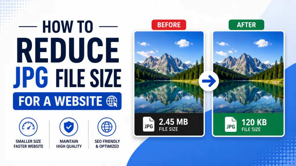 reduce JPG file size for website